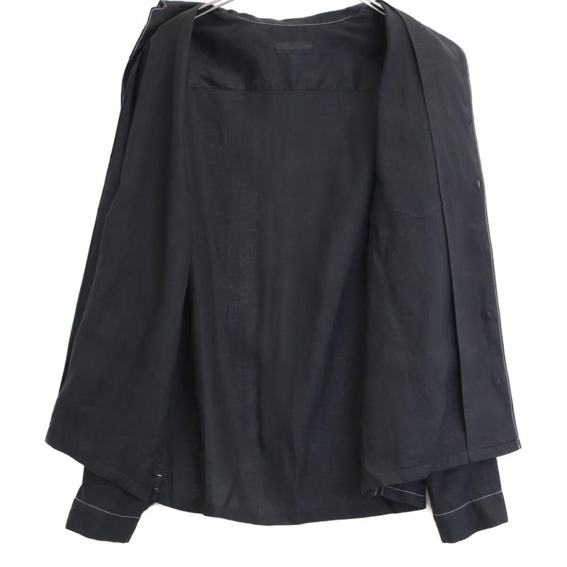 Prada Beautiful 25 Years Ucn441 Front Button Long Sleeve Shirt S