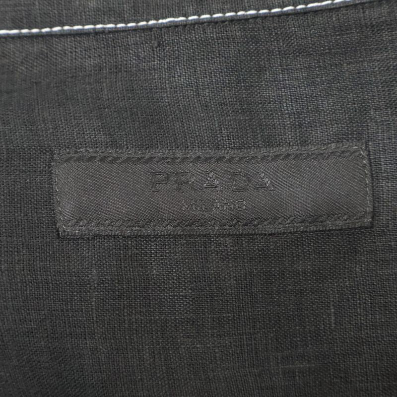 Prada Beautiful 25 Years Ucn441 Front Button Long Sleeve Shirt S