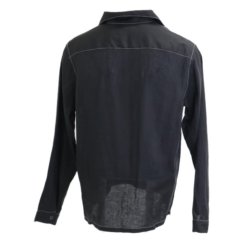 Prada Beautiful 25 Years Ucn441 Front Button Long Sleeve Shirt S