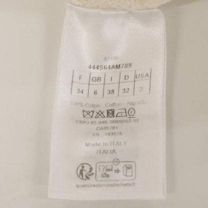 Christian DIOR Beautiful 444s64am789 Ecru Dioriviera Sweater 34