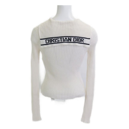 Christian DIOR Beautiful 444s64am789 Ecru Dioriviera Sweater 34