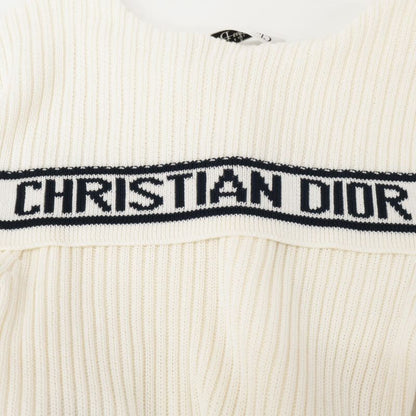 Christian DIOR Beautiful 444s64am789 Ecru Dioriviera Sweater 34
