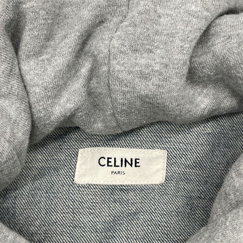 Celine 2q472930f.07uw Union Wash Denim Trucker Jacket M