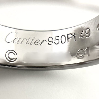 Cartier Love Ring Platinum Ring #9 Pt950 Ladies