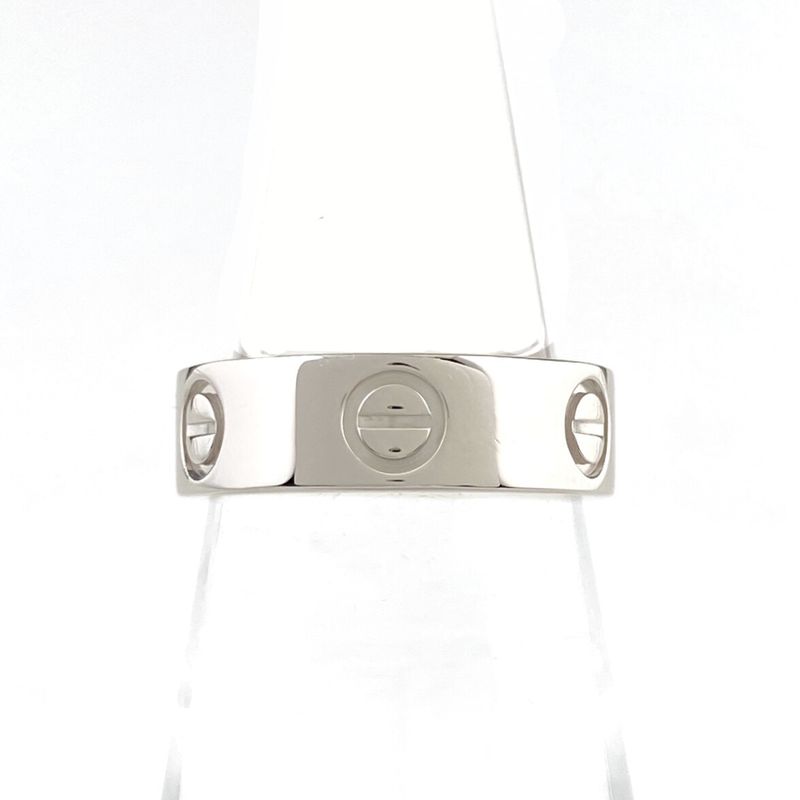 Cartier Love Ring Platinum Ring #9 Pt950 Ladies