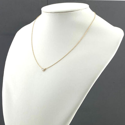 Tiffany & Co Tiffany & Co By-the-yard Necklace PG Pink Gold Pendant Diamond 1P