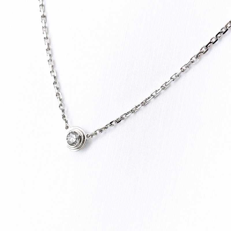 Cartier D'amour Necklace Pendant Necklace 750 Diamonds Ladies