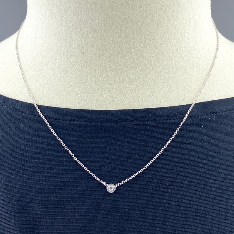 Cartier D'amour Necklace Pendant Necklace 750 Diamonds Ladies