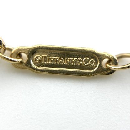 Tiffany & Co Tiffany & Co T Smile Necklace YG Yellow Gold Pendant Melee Diamond