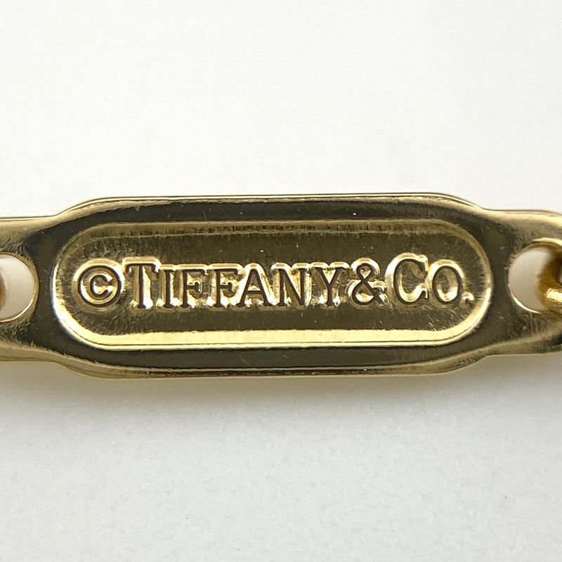 Tiffany & Co Tiffany & Co T Smile Necklace YG Yellow Gold Necklace 750 Ladies