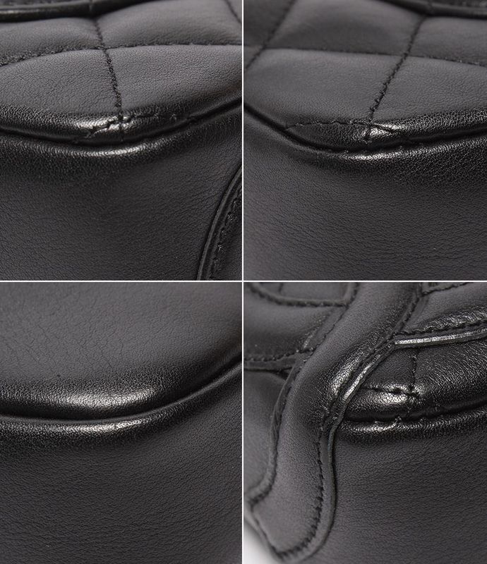 Chanel Handbag Cambon Line Lambskin Silver Hardware A25175 Ladies Chanel