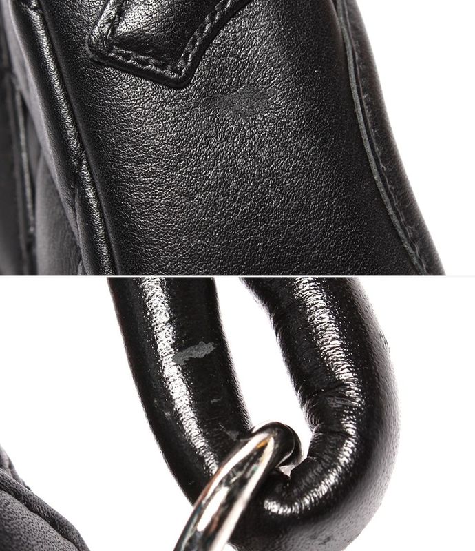 Chanel Handbag Cambon Line Lambskin Silver Hardware A25175 Ladies Chanel