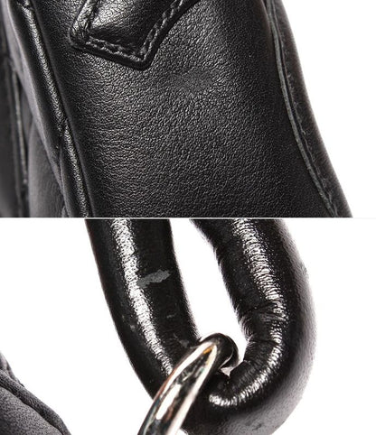 Chanel Handbag Cambon Line Lambskin Silver Hardware A25175 Ladies Chanel