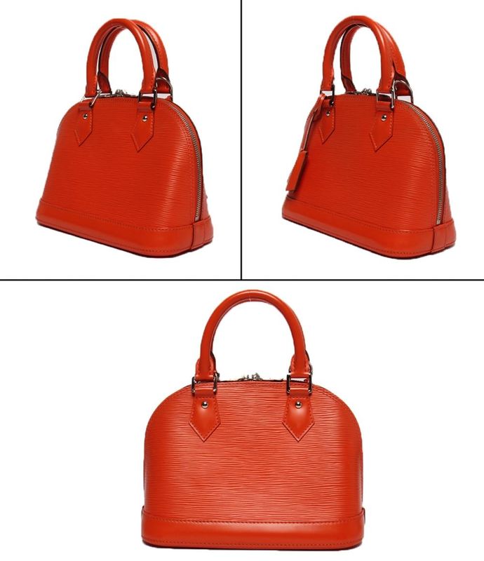 Louis Vuitton 2way Shoulder Bag Handbag Crossbody Epi Alma BB M40854 Women