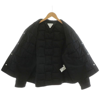 Bottega Veneta 22 Intrecciato Blouson Jacket Nylon Outerwear L Black 701810 AN23