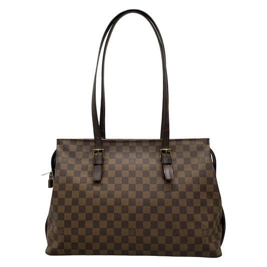 Louis Vuitton Shoulder Bag Damier Chelsea N51119 Ebène