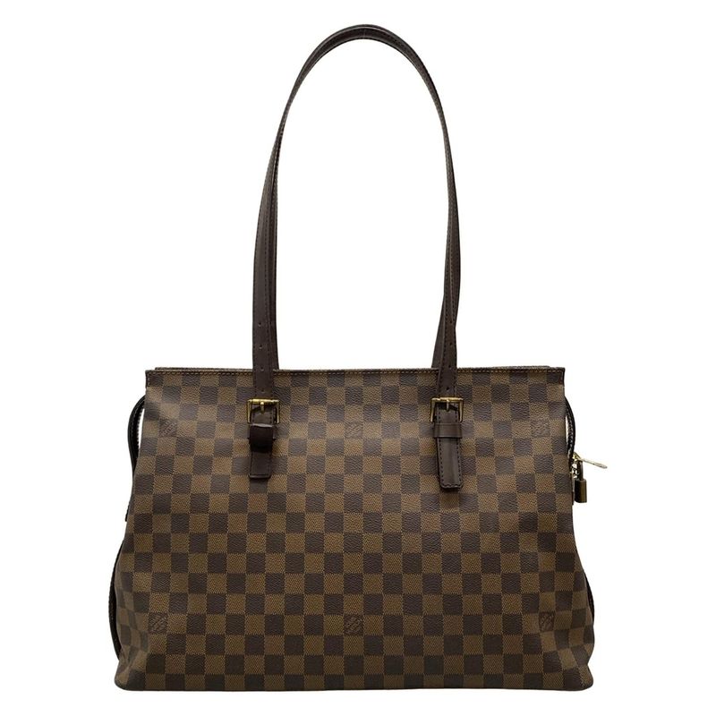 Louis Vuitton Shoulder Bag Damier Chelsea N51119 Ebène