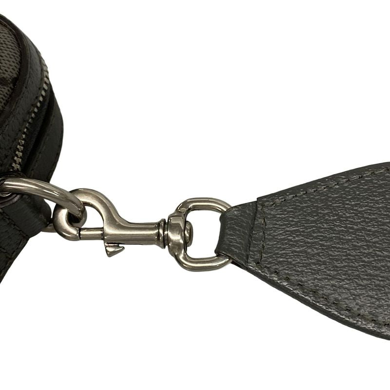 Gucci Shoulder Bag Ophidia Small Crossbody Bag 699439 Grey And Black Leather