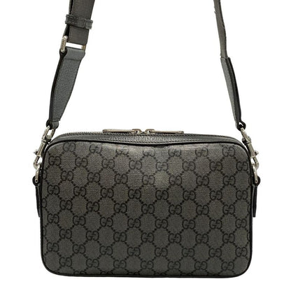 Gucci Shoulder Bag Ophidia Small Crossbody Bag 699439 Grey And Black Leather