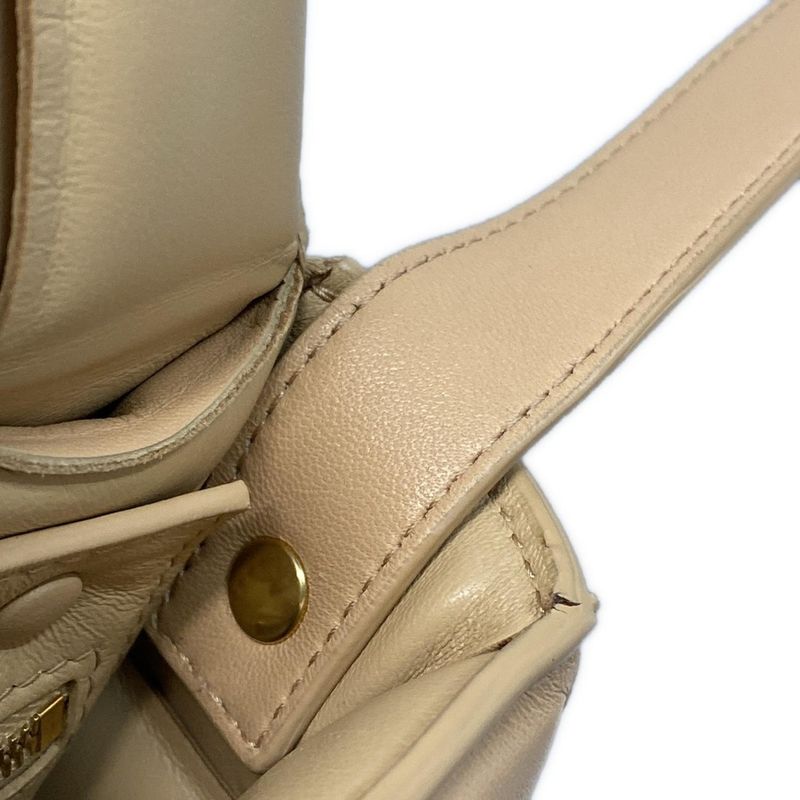 Bottega Veneta Shoulder Bag Padded Cassette Beige Lambskin