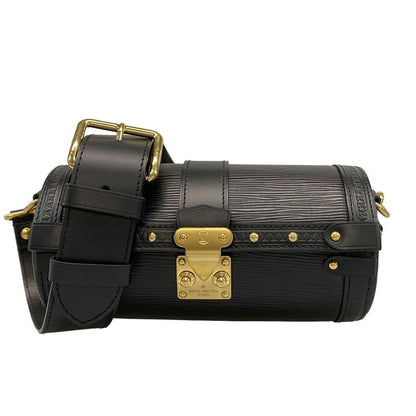 Louis Vuitton Epi Papillon Trunk Shoulder Bag M58655 Noir Black Leather Cowhide