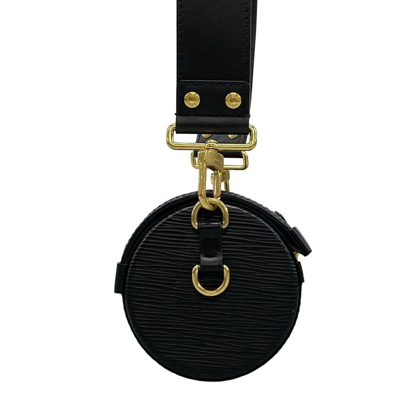 Louis Vuitton Epi Papillon Trunk Shoulder Bag M58655 Noir Black Leather Cowhide