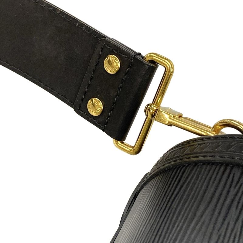 Louis Vuitton Epi Papillon Trunk Shoulder Bag M58655 Noir Black Leather Cowhide