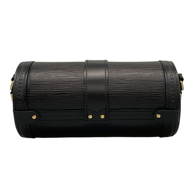 Louis Vuitton Epi Papillon Trunk Shoulder Bag M58655 Noir Black Leather Cowhide