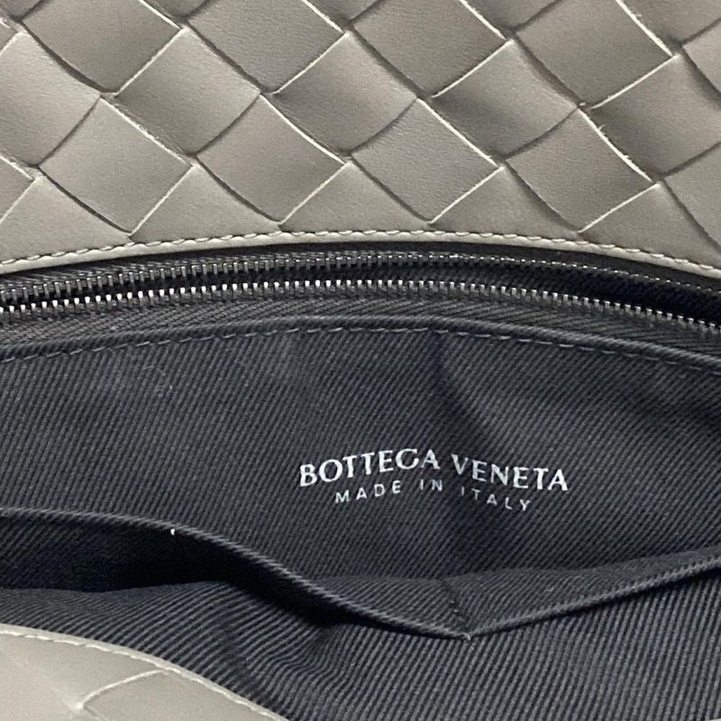 Bottega Veneta Intrecciato Tote Bag 608596 Dark Gray Leather