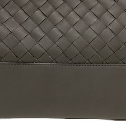 Bottega Veneta Intrecciato Tote Bag 608596 Dark Gray Leather