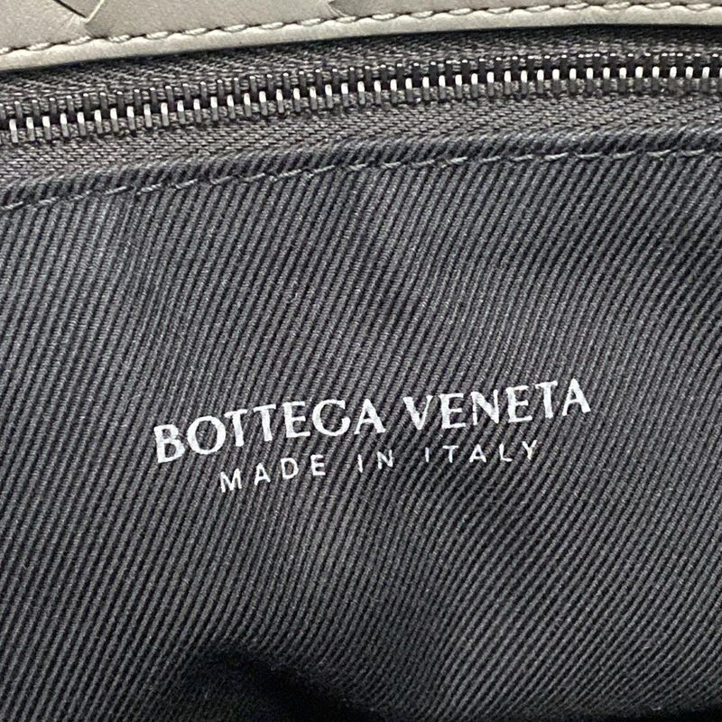 Bottega Veneta Intrecciato Tote Bag 608596 Dark Gray Leather