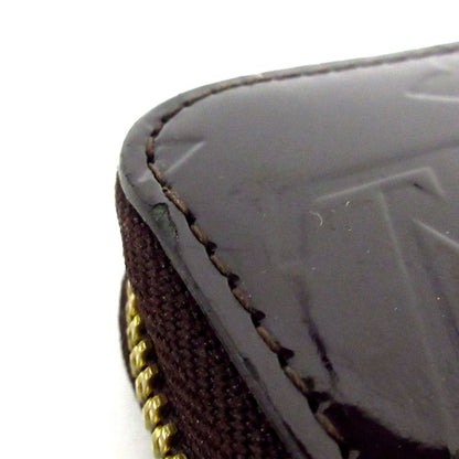 Louis Vuitton Monogram Vernis Zippy Wallet M93522 Amarante Leather
