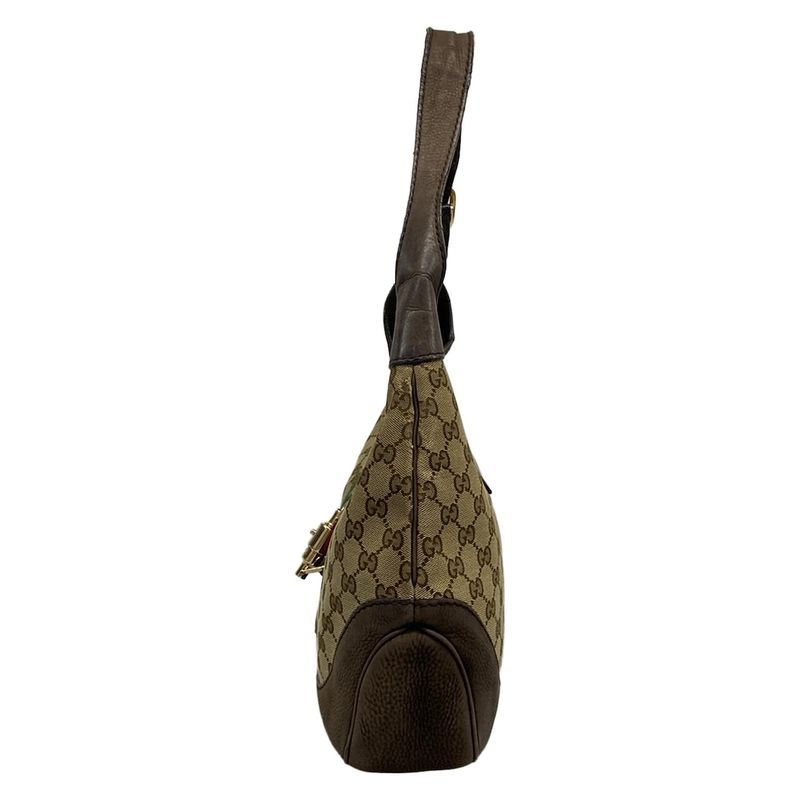 Gucci Shoulder Bag New Jackie/gg Pattern/sherry (web) 277520 Beige And Dark
