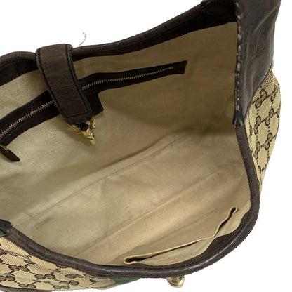Gucci Shoulder Bag New Jackie/gg Pattern/sherry (web) 277520 Beige And Dark