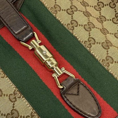 Gucci Shoulder Bag New Jackie/gg Pattern/sherry (web) 277520 Beige And Dark