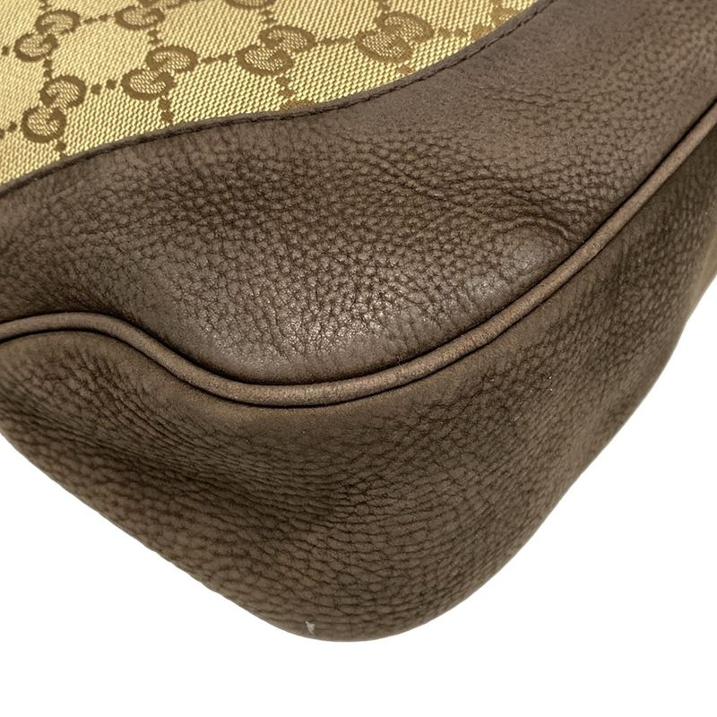 Gucci Shoulder Bag New Jackie/gg Pattern/sherry (web) 277520 Beige And Dark