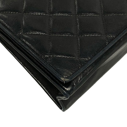 Chanel Matelasse Black Chain Shoulder Bag/gold Hardware Lambskin