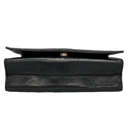 Chanel Matelasse Black Chain Shoulder Bag/gold Hardware Lambskin