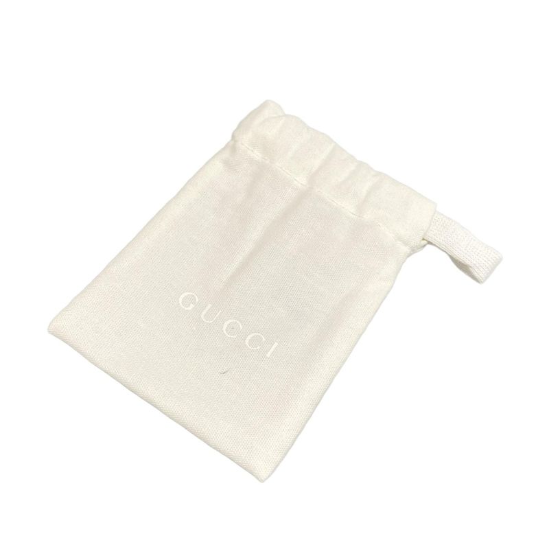 Gucci Card Case GG Emblem 815883 Beige Leather