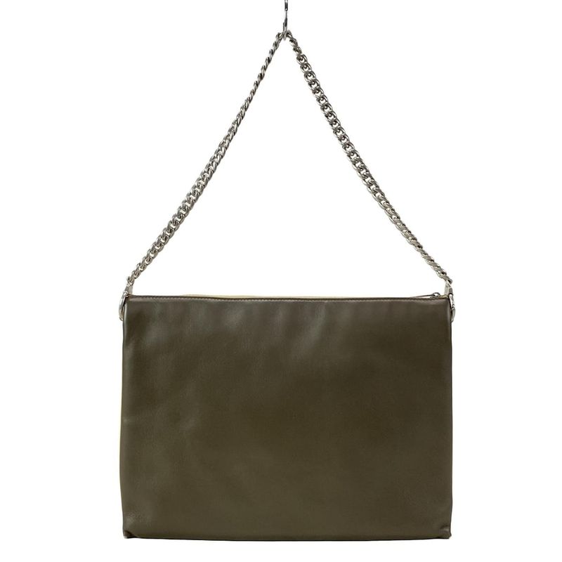 Celine Shoulder Bag - 172843qrb33la Blue Dark Brown And Ivory Chain Shoulder