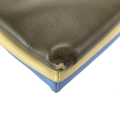 Celine Shoulder Bag - 172843qrb33la Blue Dark Brown And Ivory Chain Shoulder