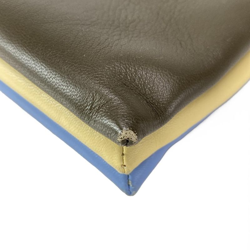 Celine Shoulder Bag - 172843qrb33la Blue Dark Brown And Ivory Chain Shoulder