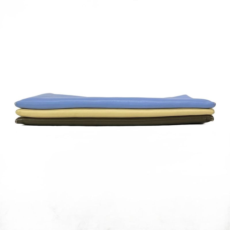 Celine Shoulder Bag - 172843qrb33la Blue Dark Brown And Ivory Chain Shoulder