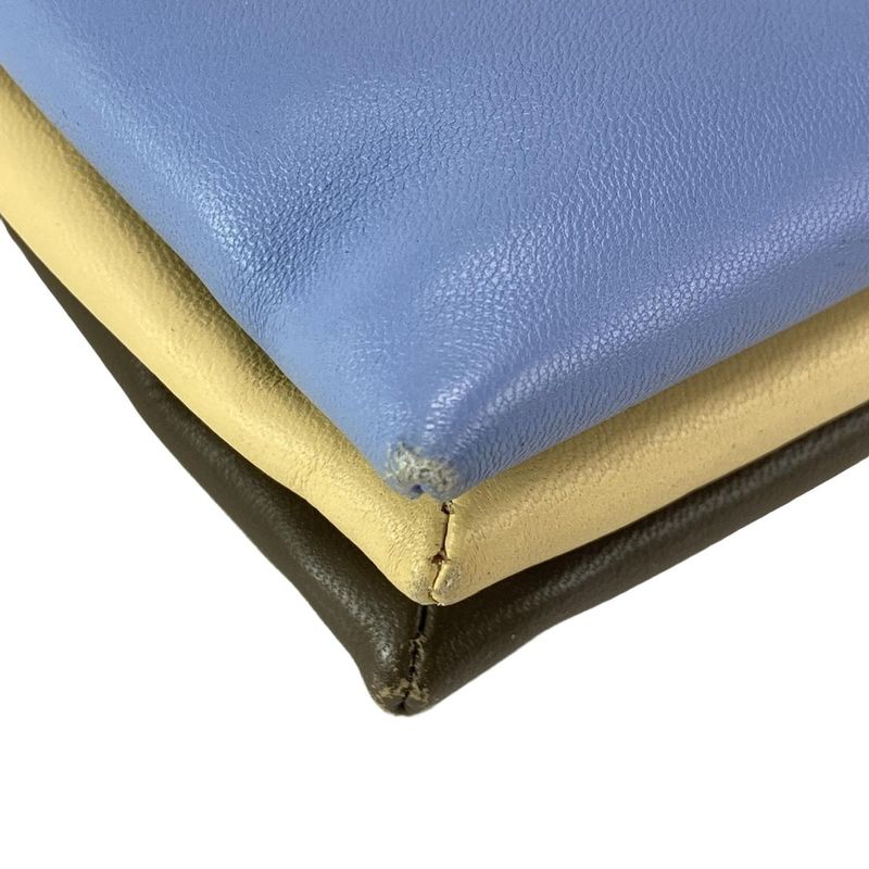 Celine Shoulder Bag - 172843qrb33la Blue Dark Brown And Ivory Chain Shoulder