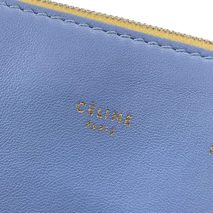 Celine Shoulder Bag - 172843qrb33la Blue Dark Brown And Ivory Chain Shoulder