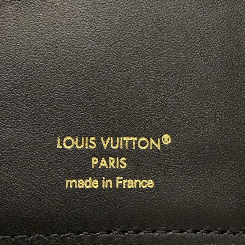 Louis Vuitton Coussin Portefeuille Lou M81599 Noir Black Leather