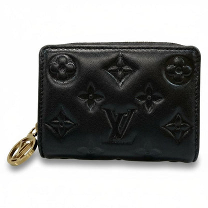 Louis Vuitton Coussin Portefeuille Lou M81599 Noir Black Leather