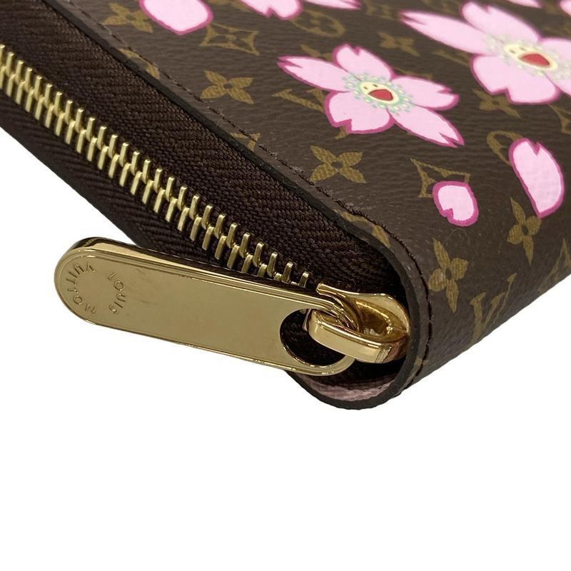 Louis Vuitton Long Wallet Monogram Cherry Blossom LV X TM Zippy Wallet M13433