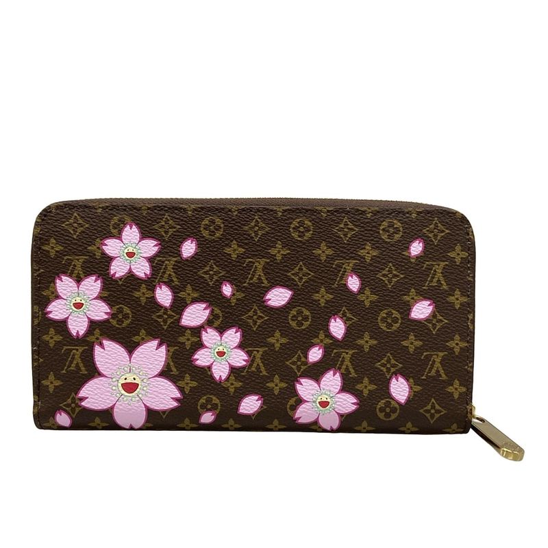 Louis Vuitton Long Wallet Monogram Cherry Blossom LV X TM Zippy Wallet M13433