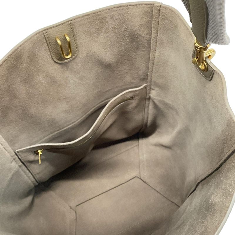 Celine Shoulder Bag Sangle Medium Taupe (gray-beige)